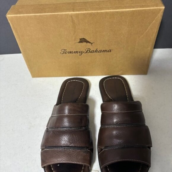 Tommy Bahama Men\'s Archer Slide Black Sandal Size 11 main image 4